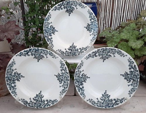 Assiettes creuses terre de - assiettes,