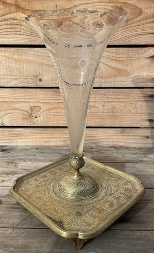 Centre table bronze cristal - de,