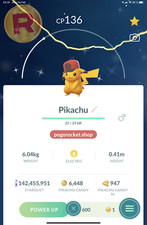 Shiny Pikachu Hilbert Cap Hat