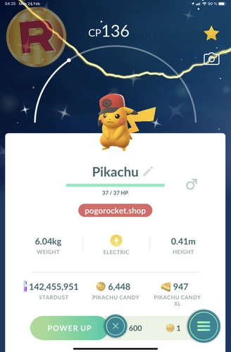Shiny pikachu hilbert cap hat - shiny,