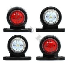 4x Latéraux Feux de Gabarit 12-24V LED Blanc/Rouge - Camion/Caravane/Remorque