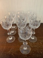 10 verres à vin taillé