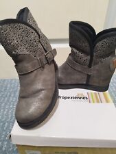 Bottines Les Tropéziennes Modèle Caileen - Taille 39 - Couleur Étain