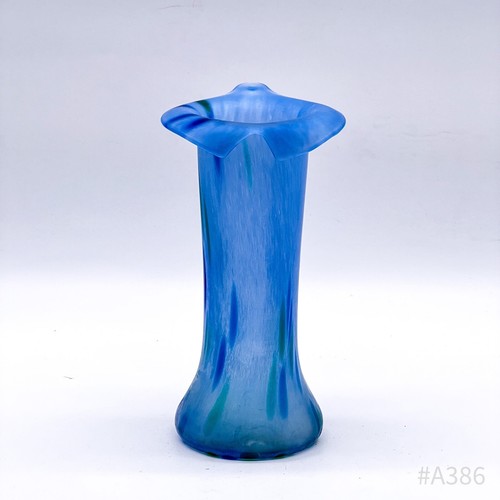 Vintage vase verre fait à - vintage,