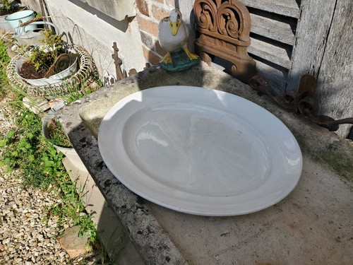 Plat oval ancien vaisselle - oval,