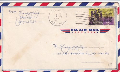 Air mail lettre par - 🦬air,