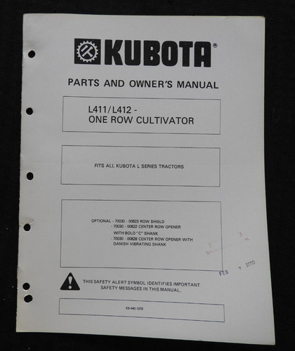 Kubota séries tracteur - b, "