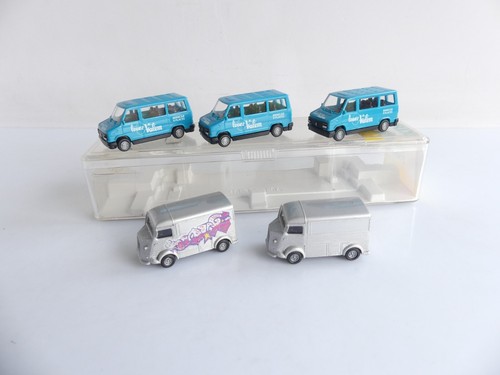 Divers 5 camionnettes - 1:87,