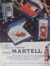 PUBLICITÉ COGNAC MARTELL POUR VOS CADEAUX DE NOEL COFFRET 