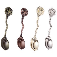  4 Pcs Cuillere A Glace Inox