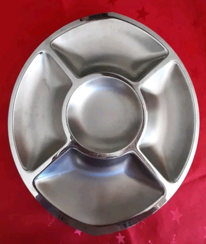 Plat service inox serviteur - plat,