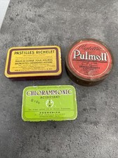 3 anciennes boite métal
