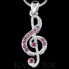 Violet Triple G Clef Avec