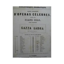 ROSSINI G. La Gazza Ladra
