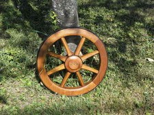 Roue brouette chariot bois CARIOLE maison de jardin campagne maison de vacances