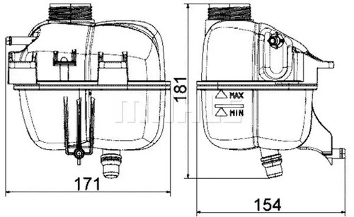 Vase expansion liquide - d'expansion,, de
