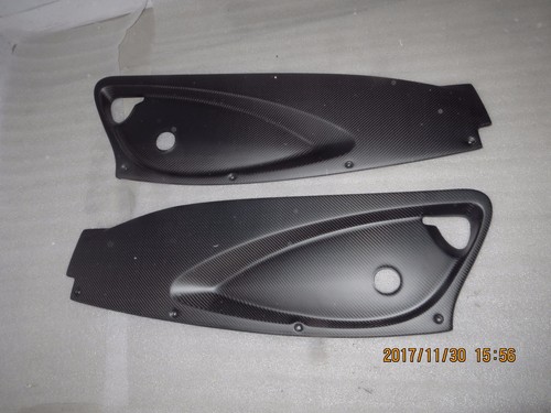 Matte carbon fiber - carbon, door