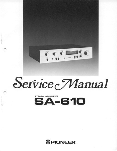 Service manuel instructions - service, d'instructions