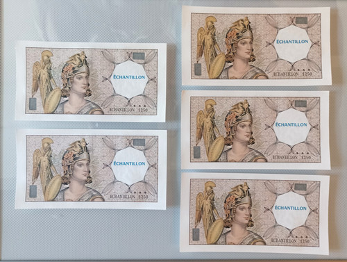 Lot billets échantillon - 5,