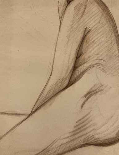 Vintage mystery artist drawing - artist,
