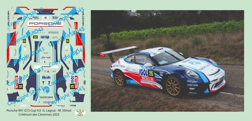 Decals porsche 991 gt3 - decals,