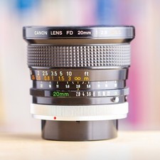 Rare Canon FD 20mm f/2.8 SSC Grand Wide Angle S.S.C f 2.8 !! Super Offre !!