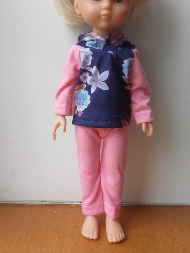 Tenue jogging rose - , bleu