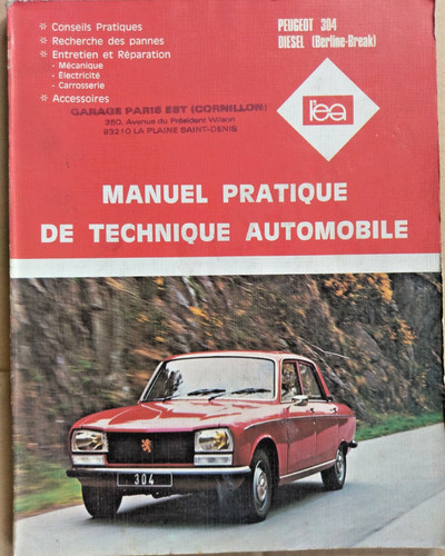 Revue technique peugeot 304 - technique,