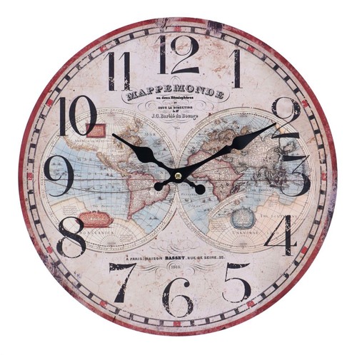 Horloge murale mdf avec - en,