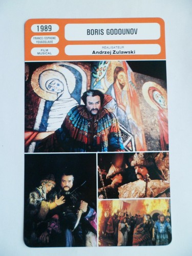 Carte fiche cinema 1989 - carte,
