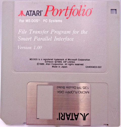 Atari portfolio dos file - portfolio/ms-dos,