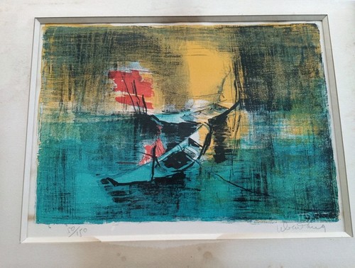 Lebadang lithographie signée - lithographie,