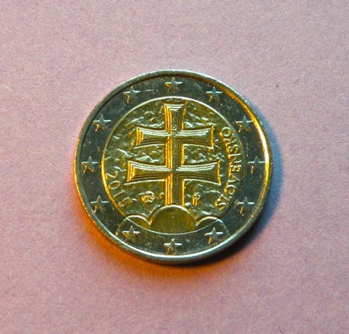 Pièce euros slovaquie - pièce, euros.