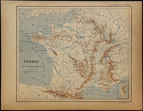 1880 plan ancien - des, reliefs