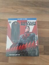 Coffret neuf BLU-RAY + DVD SUPERMAN REDSON en Édition Limitée avec figurine