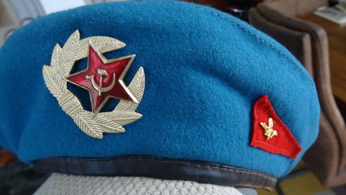 Beret bleu parachutiste - -,