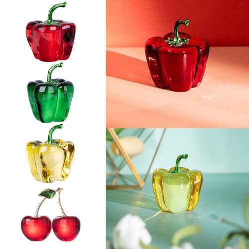 Figurine cristal piment - cristal,
