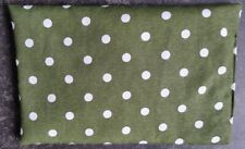 Bouillotte Micro Onde Noyaux de Cerise  VERT  Fabrication Française 30cm x20cm