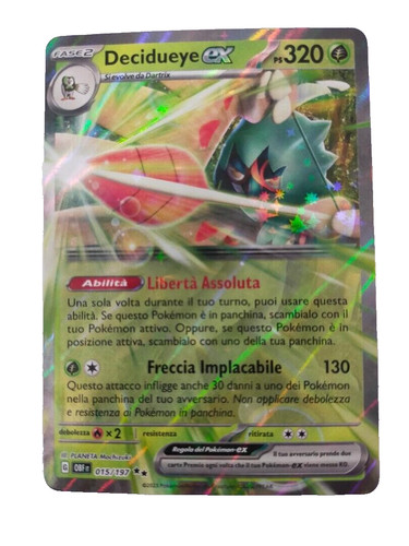 Carte pokemon decidueye obf - carte,