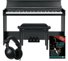 Clavier Piano Numérique Synthes 88 Touches à Dynamique USB Pédale Noir Set Banc