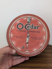 1  boîte en tôle lithographiée O CEDAR n°13, diamètre 17cm