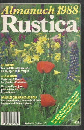 Almanach rustica 1988 rd6 - ,