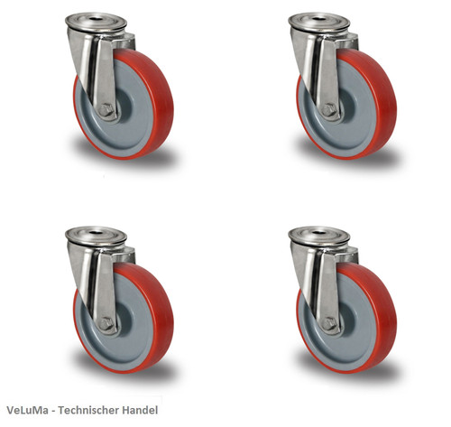 Inox roulettes roues pour - roulettes,