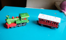 Vintage Original MAJORETTE WESTERN TRAIN + WAGON (attache cassé) N° 287 1/67 Fr.