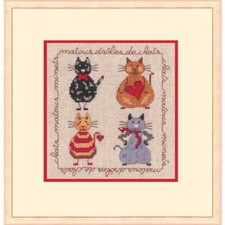 Kit point de croix Le Bonheur