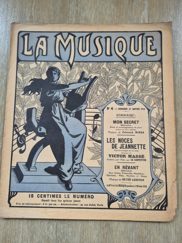 Ancien fascicule partitions - ancien,