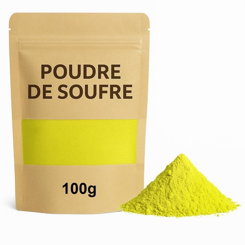 Poudre soufre cosmétique - poudre, de