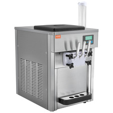 Machine À Crème Glacée Appareil À Glace Italienne 3 Saveurs 20L/H Comptoir