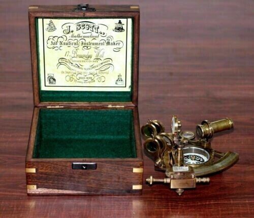 Ancien sextant marin allemand