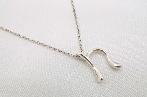 Collier pendentif lettre - collier,